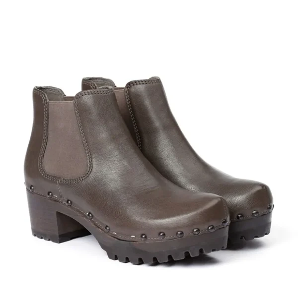 Isabelle Washed Nappa Dark Grey