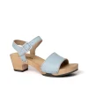 Kyra Nappa Powder Blue (Hazelnut)